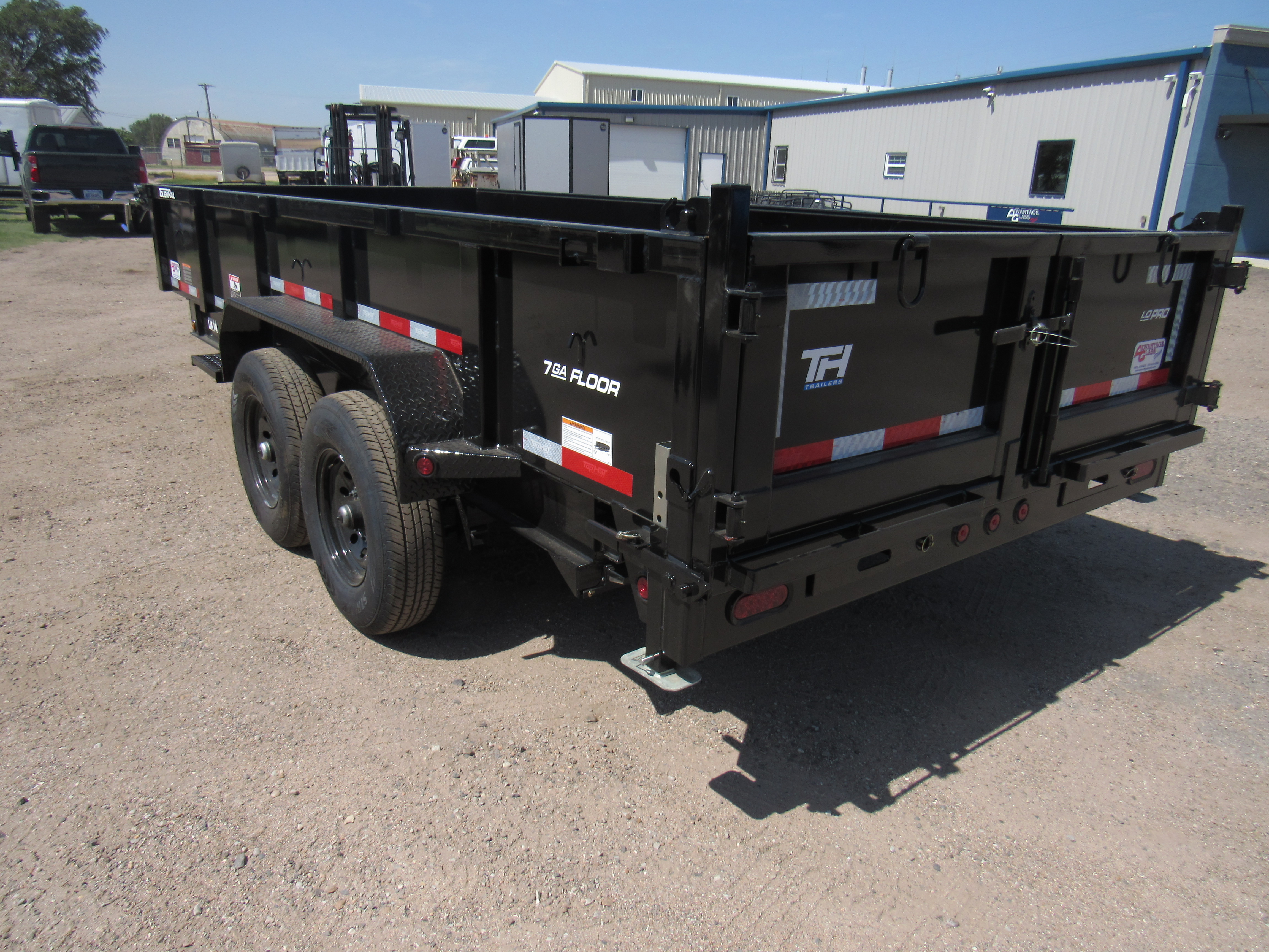 2027 Top Hat Trailers 83 X 16 LO PRO DUMP TRAILER 14K Dump Trailer