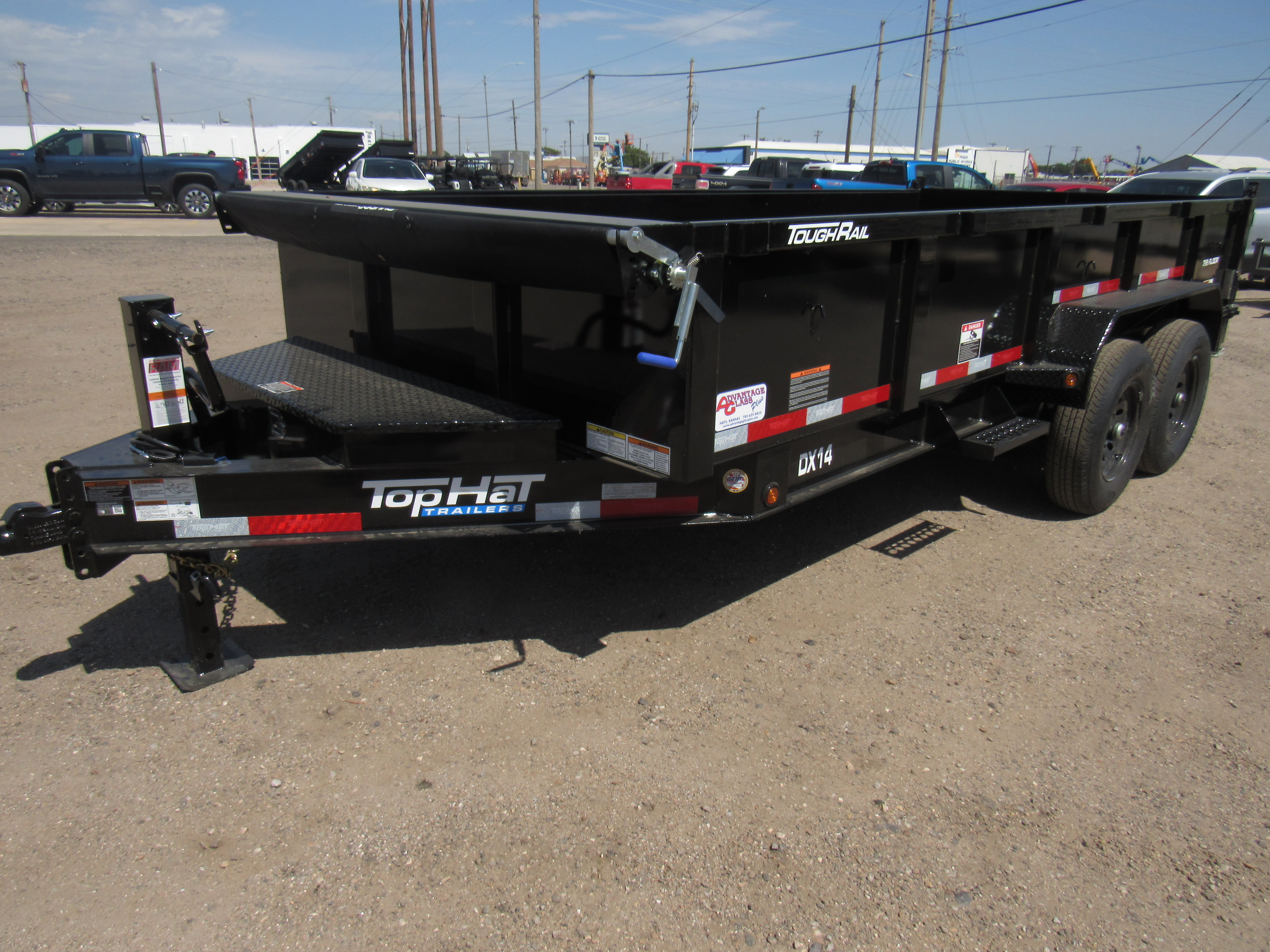 2027 Top Hat Trailers 83 X 16 LO PRO DUMP TRAILER 14K Dump Trailer