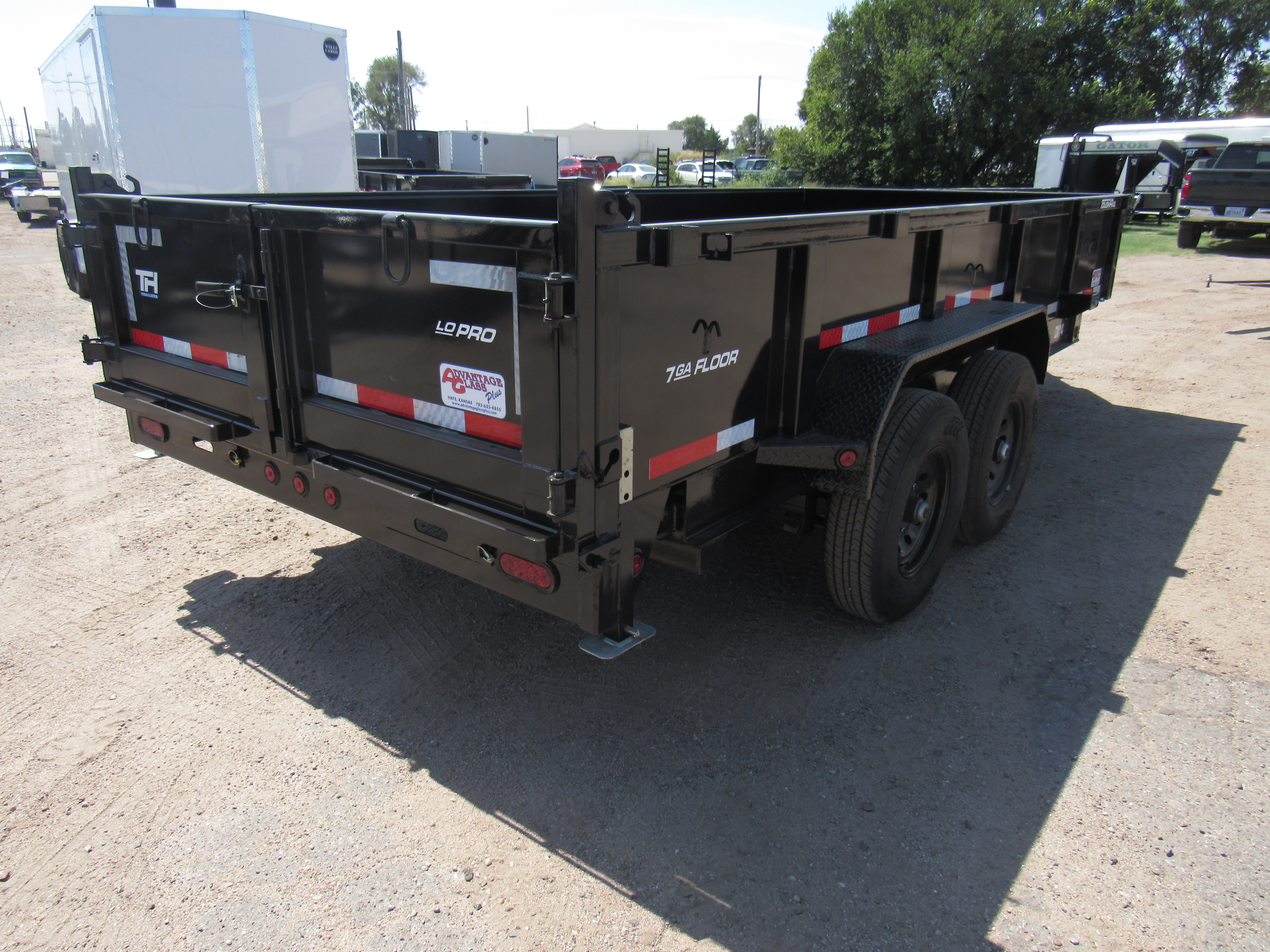 2027 Top Hat Trailers 83 X 16 LO PRO DUMP TRAILER 14K Dump Trailer