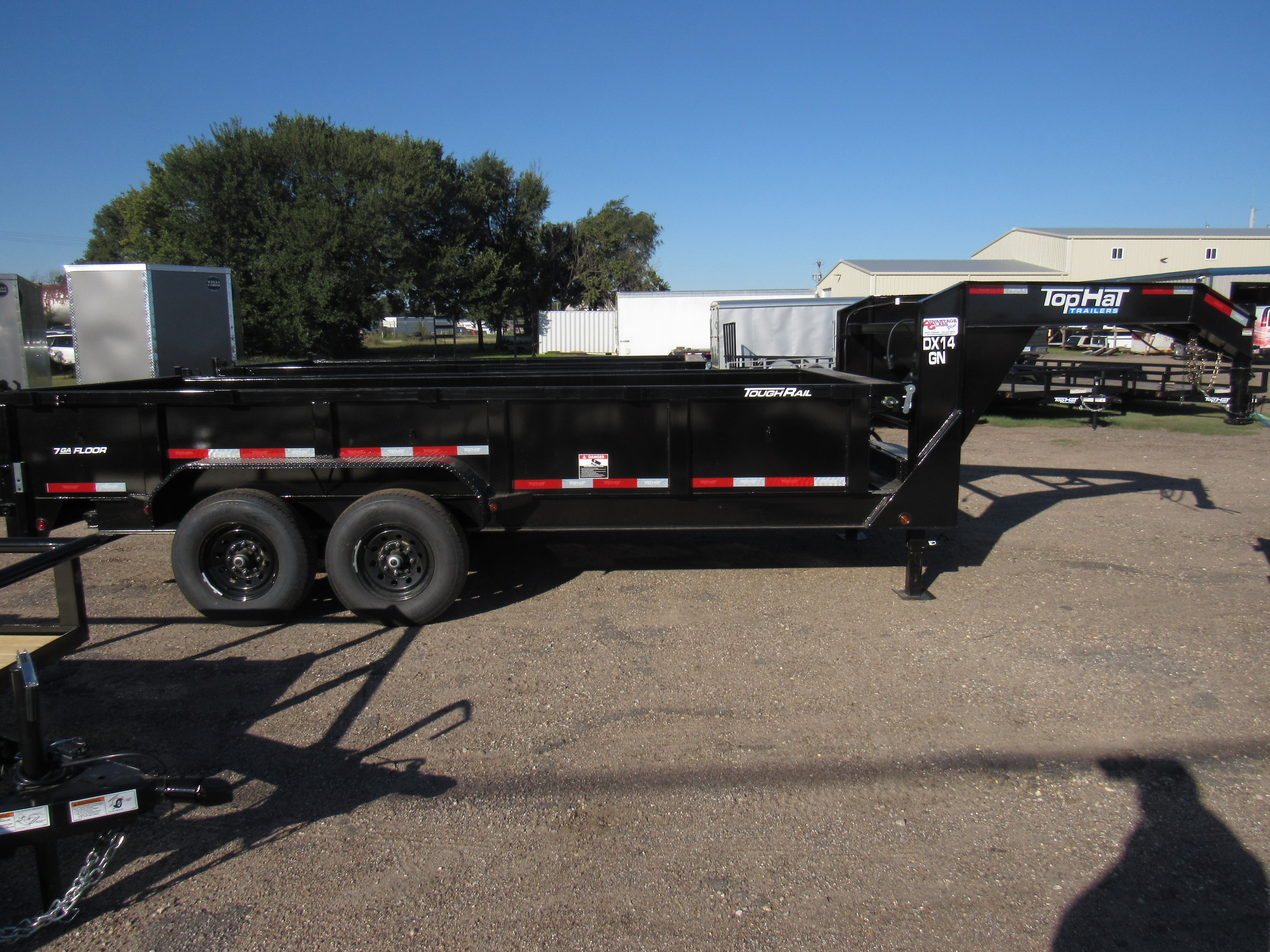 2027 Top Hat Trailers GOOSENECK LOW PROFILE DUMP 140 Gooseneck Trailer