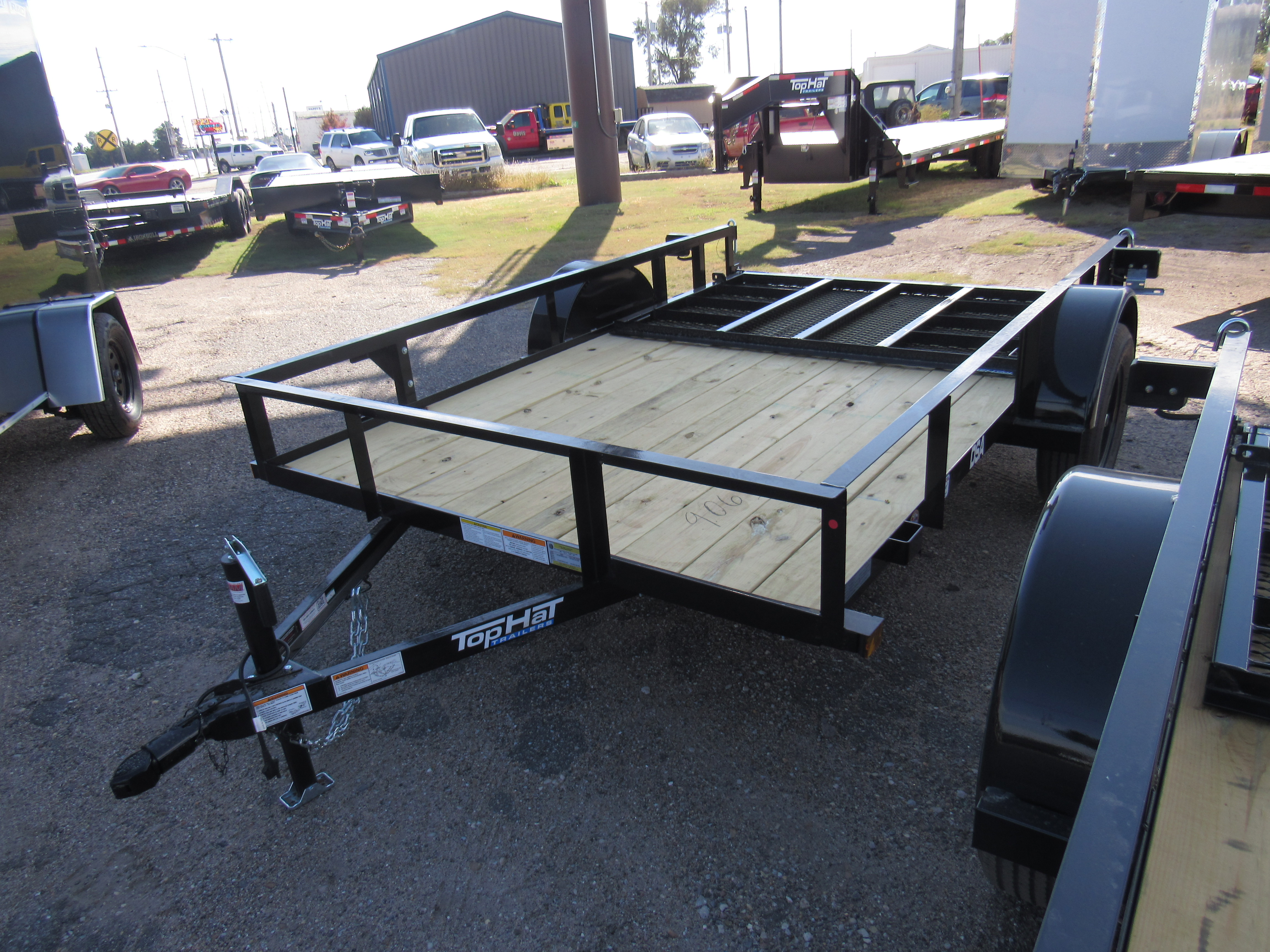 2027 Top Hat Trailers DERBY SR ANGLE Utility Trailer